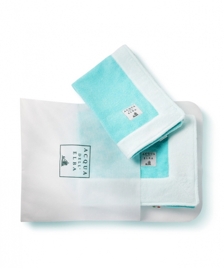 Coppia di asciugamani per il bagno • 70x105 cm e 40x60 cm