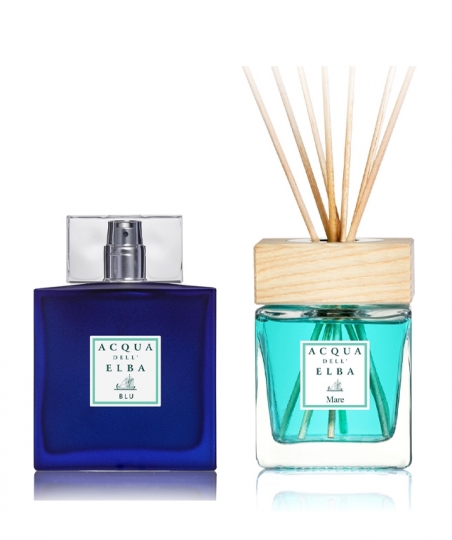 EDP 100 ML BLU UOMO + PROFUMATORE 200 ML MARE