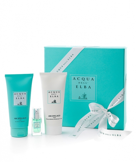 Verpackung Arcipelago Herrenduft • Feuchtigkeitsspendende Körperlotion 200 ml + Duschgel 200 ml + Eau de Parfum 15 ml