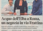 IL TIRRENO - ACQUA DELL'ELBA A ROMA..