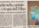 LA NAZIONE - SBARCANO NELLA CAPITALE I PROFUMI DI ACQUA DELL'ELBA