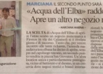 LA NAZIONE - ACQUA DELL'ELBA RADDOPPIA A FIRENZE