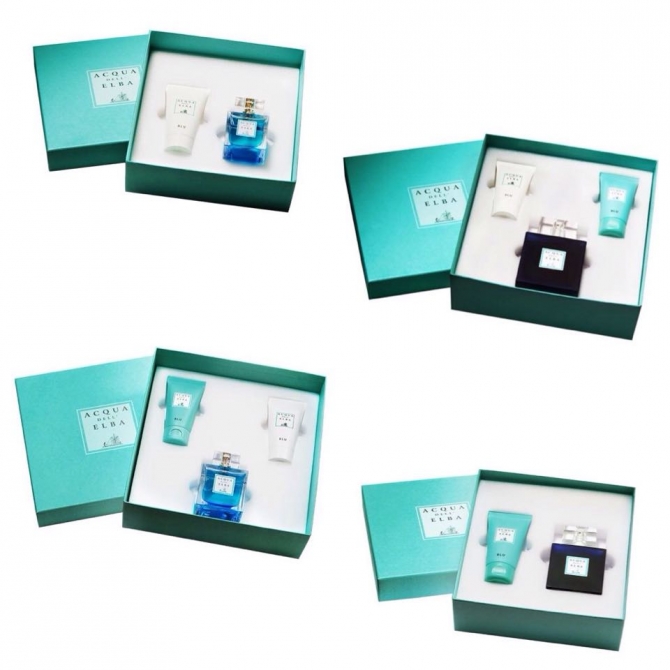 PERDETEVI NEL BLU...MA NON PERDETEVI LE 'CONFEZIONI REGALO' DI ACQUA DELL'ELBA!!!