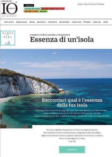 QUAL E' LA TUA ESSENZA DI UN 'ISOLA? SCRIVILO A IODONNA E ACQUA DELL'ELBA LO PUBBLICHERA'!