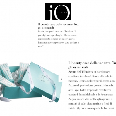 IODONNA.IT - IL BEAUTYCASE DELLE VACANZE