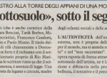 LA NAZIONE- MEMORIE DAL SOTTOSUOLO