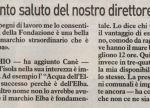 LA NAZIONE - IL CONVINTO SALUTO DEL NOSTRO DIRETTORE