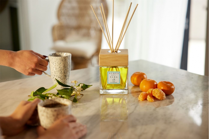 Diffuseur de parfum d'ambiance Casa dei Mandarini : un souvenir d'été dans chaque hiver