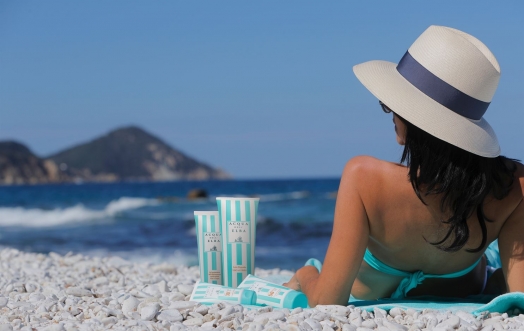 Acqua dell'Elba Sonnenschutzprodukte. Jetzt auch das neue bräunungsvorbereitende Gel erhältlich.