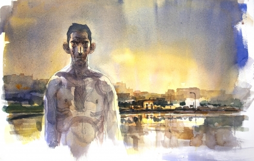 PISA, THE BLUE PALACE: ACQUA DELL'ELBA VISITS GIPI’S EXHIBITION.