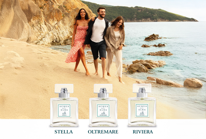 Riviera, Essenzamare and Stella, three marine fragrances for three ways of experiencing the sea