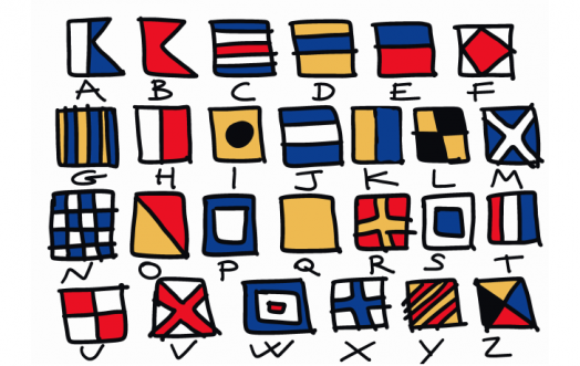 IL MARE HA IL SUO ALFABETO.