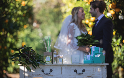 Hochzeitskollektion, Dekorationen und Geschenke für eine unvergessliche Hochzeit
