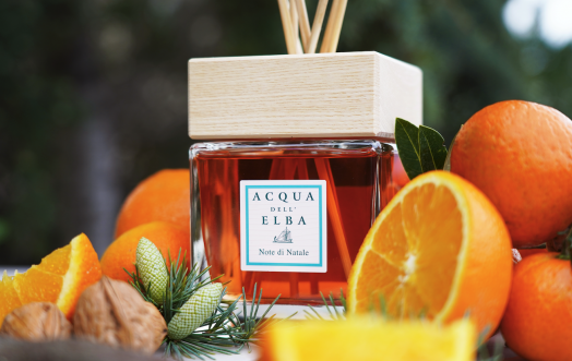 Vivez la magie des fêtes avec le bouquet boisé et épicé du parfum d’ambiance « Note di Natale »