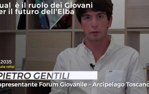 #ELBA2035: PIETRO GENTILI, RAPPRESENTANTE FORUM DEI GIOVANI.